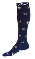 Compression Socks (1 pair) for Women & Men by A-Swift (Piggy Bank, S/M)