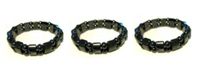 Hematite Powerful Magnetic Bracelet for Arthritis Pain Releif or for Sports Related Therapy (Set of 3 bracelets)