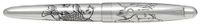 Namiki Sterling Carp Medium Point Fountain Pen - N63424