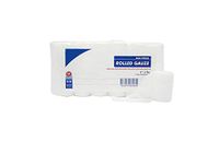Rolled Gauze 2" x 5 yds. Case of 96 Gauze Rolls for General Wound Care. Non-sterile 2-ply Gauze. 100% Woven Cotton, Latex-Free. Soft and Absorbent.