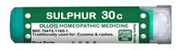 Ollois Organic Lactose-Free Sulphur 30C Pellets, 80 Count for Eczema, Rashes