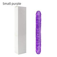 LuJoe 12 inch Double-Headed Simu-Lation Large P'en-NIS- Small Purple