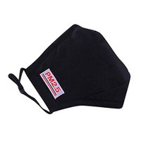 Roisay Dustproof ᴍᴀsᴋ,Washable and Reusable Safety Face ᴍᴀsᴋ,Air Purifying Personal Protection Ʀespirator Pollution Filter Cotton Mouth Cover for Outdoor (Black)