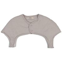 George Jimmy Unisex Prevent Arthritis Pain Thick Cotton Shoulder Warmers Clothing Shrugs XXL Size(Light Gray)