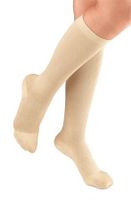 Allegro Women’s 18-22 mmHg Premium 109 Microfiber Diamond Trouser Sock (Tan) X-Large