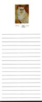 Cream Persian Cat Magnetic List Pads - Set of 2