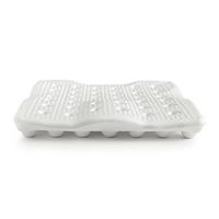 BackJoy Comfort-Tech 2” Seat Cushion, Durable EVA Foam, Slip-Resistant, Breathable, Waterproof, Improves Posture, Comes with Removable Cover, Size Small (18"x16")