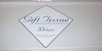 70 Sheets White Tissue Wrapping Paper