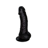 Women Underwear 7.87" -Ðîl`dɔ Body Huge Surreal Relaxing Harness Strap On for Men Men's Realistic Strapless Playful Toy (Color : Black)