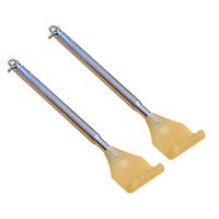 guohanfsh 2Pcs Back Scratcher Telescopic Portable Massager Stick Body Itching Scraper Claw Health Care