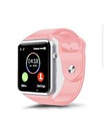Bluetooth Smart Watch A1 Bluetooth Waterproof GSM SIM Phone Smart Watch For Android, IOS, Smart Phones (Pink)