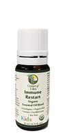 Immune Restart Adults & Kids, Organic Essential Oil Blend for Immune Support, Antibacterial, Antiviral, 100% Pure Therapeutic Grade, Non-GMO Eucalyptus, Peppermint, Tea Tree, Lemon, Frankincense