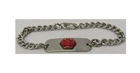 Emerg Alert Medical Alert Emergency ID Bracelet and Wallet Card - "Bee Sting"