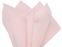 24 Gift Grade Tissue Paper Sheets - 15" x 20" Soft fold Packed Choose Color (Blush Pink)