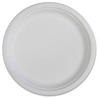 Genuine Joe GJO10218 Joe Compostable Plates Table Ware, 10", White