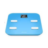 XF Scales Body Fat Scale - Home Dormitory Small Smart Body Weight Scale Weight Loss Scale Bluetooth Precision Electronic Scale Bathroom Accessorie (Color : Blue)