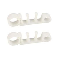 FMMXU 10 Pairs of Bunionitis Toe Separator Elastic Concealer Bunion Relieved to The Bunionitis Hallux Valgus Foot Care Tools Foot Care Tools,White