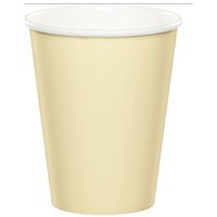 Solid Color Hot/Cold Cups, Ivory, 9 Oz - 1 Pkg