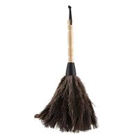 Mini Washable Reusable Ostrich Feather Duster for Books Keyboard Office Home