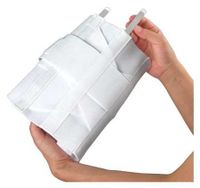 DMI® Adjustable Lumbar Support Back Brace, Large, White