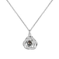 Peigen I Love You Necklace 100 Languages - Long Love Necklace for Women & Girls, 100 Ways to Say I Love You