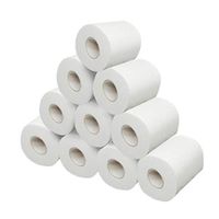 cigou New Strong Soft 1-Ply Toilet Paper Bath Tissue Giant Roll 10 Rolls
