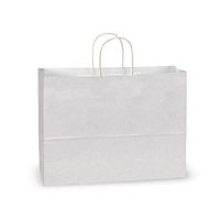 Vogue White Kraft Paper Bags 25 Pk 16x6x12-1/2"