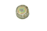 Rainbow Moonstone Flower of Life Orgone Tower Buster Piezo Electric EMF Protection Generator Frequency Ions Tested Cloud Chem Buster