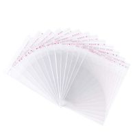 Pandahall 1000pcs 3.74x3.15inch OPP Cellophane Rectangle Resealable Transparent Clear Plastic Poly Bags Self Adhesive Seal Closure Bakery Candy Soap Cookie Jelly Chocolate Package 95x80mm