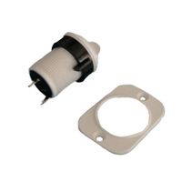 Marinco 12VRCW SeaLink Deluxe Marine 12-Volt Receptacle (White)