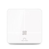 KELLYTECH High Precision Bluetooth Body Fat Scale -FDA Approved-Wireless Digital Bathroom Scale Body Weight, Body Fat, Water, Muscle Mass, BMI, BMR, Bone Mass and Visceral Fat, High Fashion,White