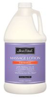 Bon Vital' Original Massage Lotion for a Versatile Massage Foundation to Relax Sore Muscles & Repair Dry Skin, Lightweight, Non-Greasy Formula to Moisturize and Repair Dry Skin, 1/2 Gallon Bottle