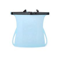 lzndeal Portable Silicone Food Storage Bag Freezer Bag， Food Storage Bags，Seal Food Containers， 1 Pcs Reusable Silicone Food Storage Bags Stand up Freezer Airtight Seal Food Containers