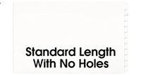 11x17 12 Tabbed Dividers with No Holes, Pack of 24, White (591802)