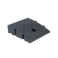 Splice Threshold Ramp Mat, Non-Slip Car Triangle Pad, Bicycle Scooter Wheelchair Skateboard Steps Ramp Mat (Size: 25 27 13.5cm) (Color : Black, Size : 25277CM)