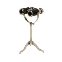 Imax 60063 Voyager Tabletop Binoculars on Stand, One Size, Silver/Black