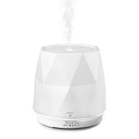 Sparia Ceramic Ultrasonic Essential Oil Diffuser for Aromatherapy, Matte White, 300ml, 18 Hour Runtime