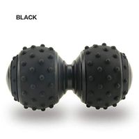 1Pc Myofascial Release Massage Ball Trigger Therapy Fitness Fascia Massager Roller Pilates Yoga Lacrosse Ball Exercise deep Muscle Relief,Black