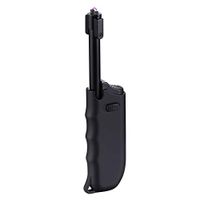 Plasma Lighter, Arc Lighter USB Electric Lighters Rechargeable Flameless Windproof Plasma Lighter Candle Lighter Adjustable Neck for Camping Cooking BBQs Fireworks (Black)