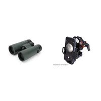 Celestron 71404 TrailSeeker 8x42 Binoculars (Army Green) with Universal Smartphone Adapter