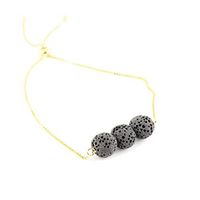NEW  Sterling Silver Oil Diffuser Necklaces and Bracelets for Essential Oil Aromatherapy with Real Natural Lava Rock | Minimalist Designs | 9 DESIGNS FOR WOMEN  | Gift Box Included