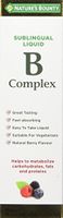 NATURE'S BOUNTY Liquid Complex B, 59ml