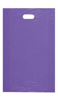 Large Plastic High Density Merchandise Bags in Purple 15 x 4 x 24 Inch - 1000 Pc