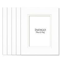 SET of 10 - GREATPACK 16x20 White / White Double Mats- Fit 11x14 Photo Art