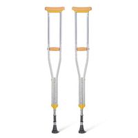 Underarm Crutches, Adjustable Height Aluminum Cane Non-Slip Thickening and Retractable, Suitable for The Elderly and Children As Well As Fractures and Disabled People,Small