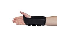 FitPro Adjustable and Lightweight 8" Wrist Brace With Removable Insert- Left, Large, Amazon Exclusive Brand, Black