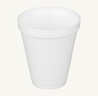 Dart 12J16, 12 Oz. White Foam Cup with White Lift'n'Lock Plastic Cup Lid, Customizable Disposable Hot and Cold Drink Beverage Tea Coffee Cups (100)