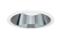 HALO 426, 6" Trim Reflector Cone White with Clear Specular Reflector Cone