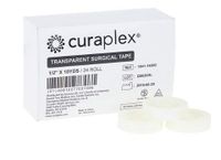 CURAPLEX Transparent Surgical Tape, 10 YDS, 1/2 in,24/BX, 12BX/CS (CASE)