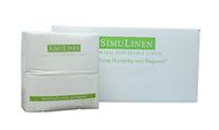Simulinen Hand Towels – White – Decorative, Durable, Cloth Like & Disposable – Guest Towels & Bathroom Towels (17”x12” – Pack of 500)